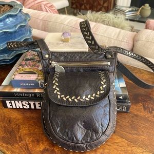 Calleen Cordero Leather Cross Body with Studwork